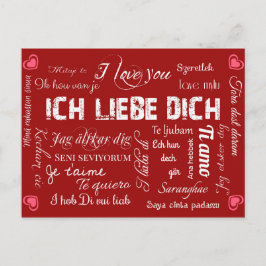 Ich Liebe Dich! Vykort