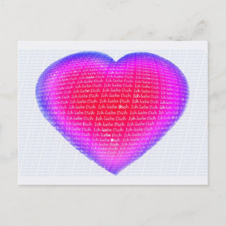 Ich liebe Dich Vykort