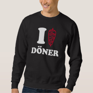 Ich Liebe Doner Lång Ärmad Tröja