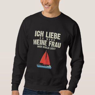 Ich Liebe Es Wenn Meine Frau Mich Sgeln Lässt Sail Lång Ärmad Tröja