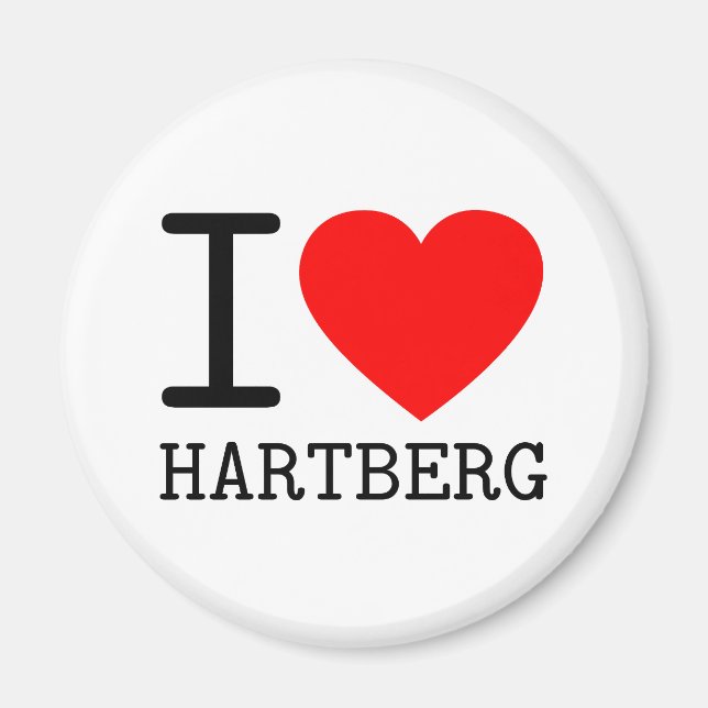 Ich liebe Hartberg Steiermark Österreich Magnet (Framsidan)