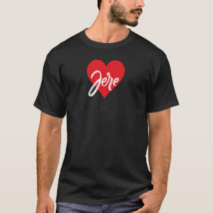 Ich Liebe Jere Vorname Liebe Herz T Shirt