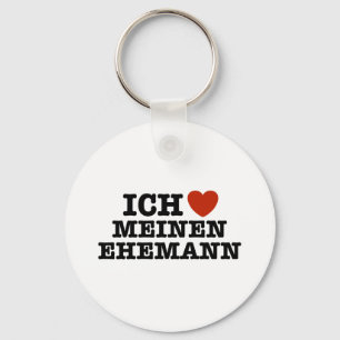 Ich Liebe Meinen Ehemann Nyckelring