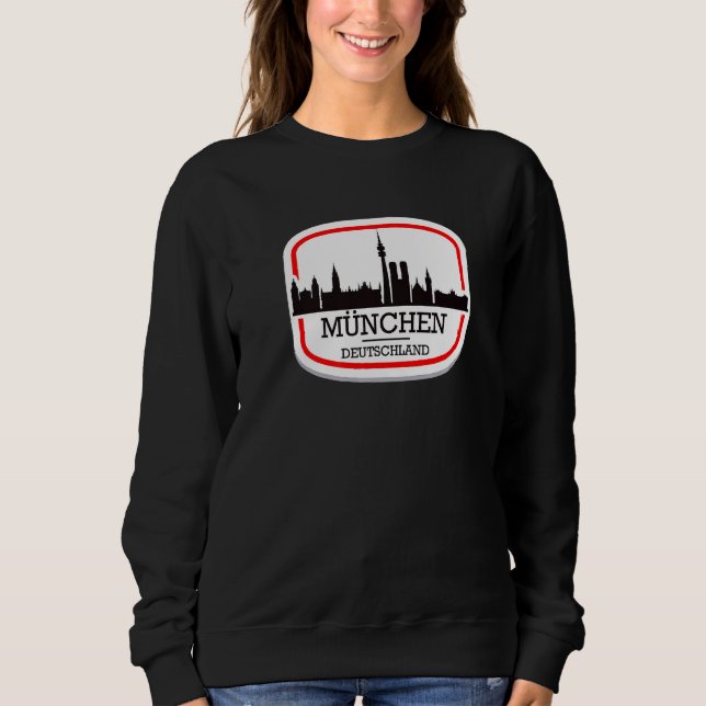 Ich Liebe München Tee Coola München Skyline Graphi (Framsida)