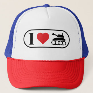 Ich liebe Panzer - I Love Tanks - Trucker Cap Keps