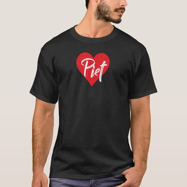 Ich Liebe Piet Vorname Liebe Herz T Shirt (Framsida)