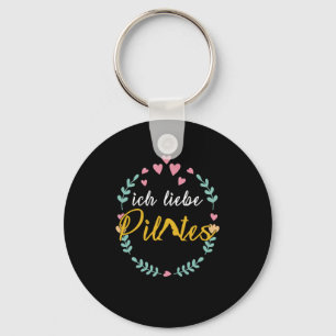 Ich Liebe Pilates Relaxcle Muscle Exercise Gift Nyckelring