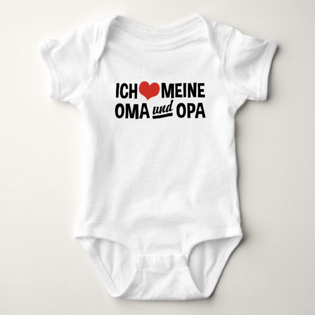 Ich Meine Oma Und Opa Tee (Framsida)