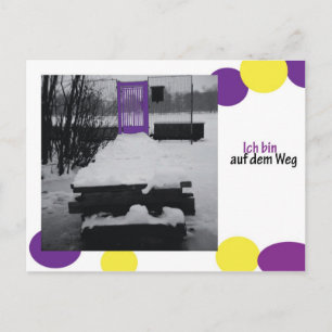 Ich tunna auf dem Weg Vykort