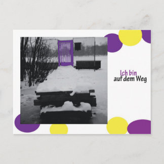 Ich tunna auf dem Weg Vykort