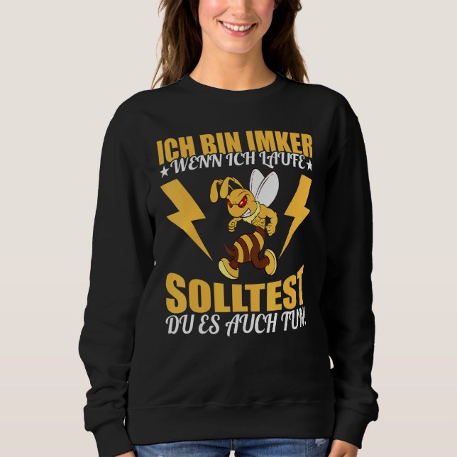 Ich Tunna Beker Wenn Ich Renne Solltest Du Es Auch T Shirt (Framsida)