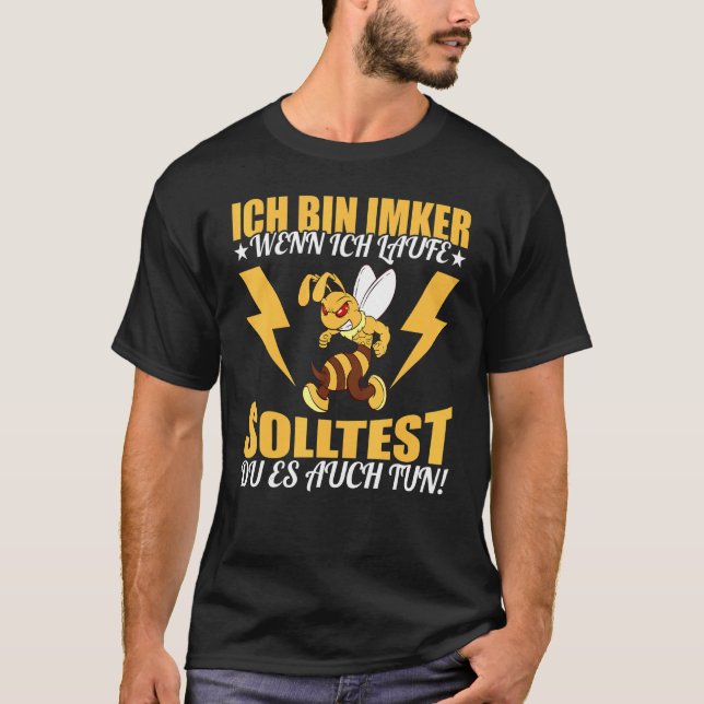 Ich Tunna Beker Wenn Ich Renne Solltest Du Es Auch T Shirt (Framsida)