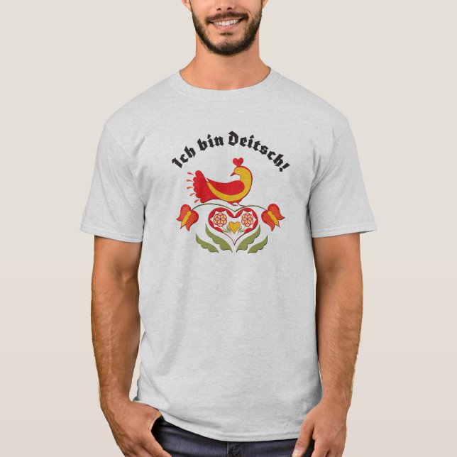 Ich tunna Deitsch! T Shirt (Framsida)