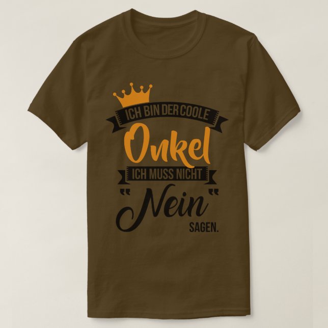Ich tunna der coole onkel t shirt (Design framsida)