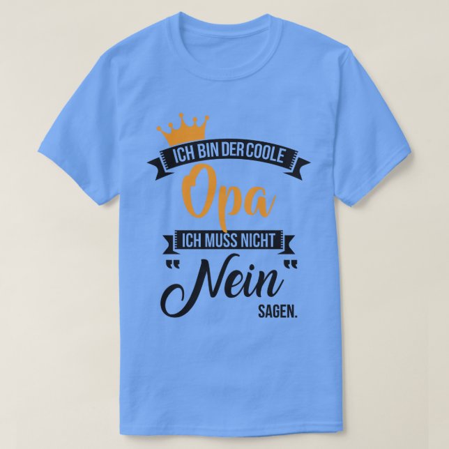 Ich tunna der coole opa 2 t shirt (Design framsida)