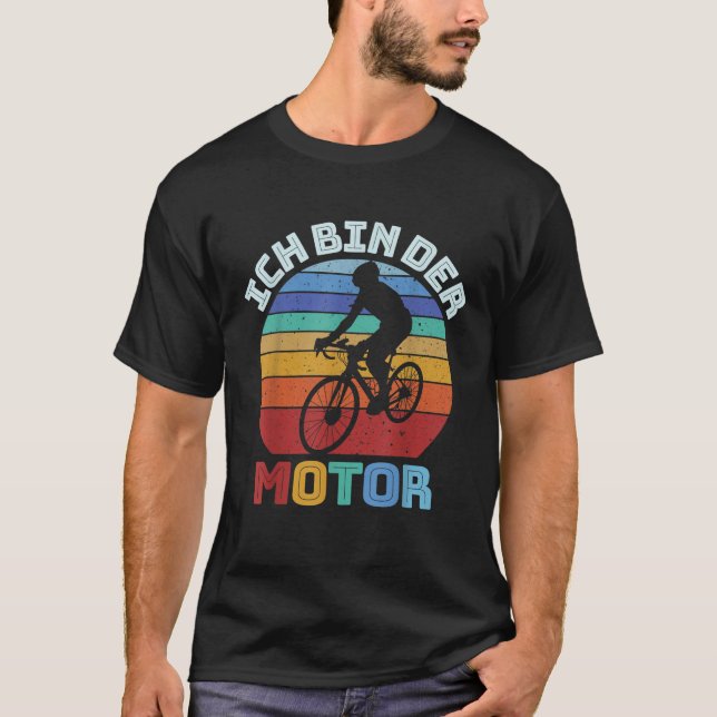 Ich Tunna Der Motor Bicycle Rider Funny Bike Anti  T Shirt (Framsida)