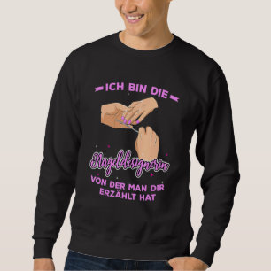 Ich Tunna Die Nagel Er Von Der Man Dir Narrt Hat Lång Ärmad Tröja