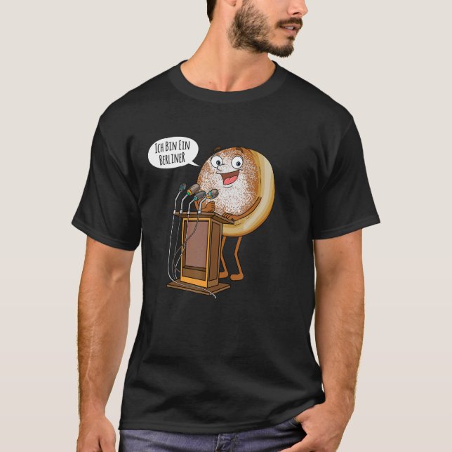 Ich Tunna Ein Berlin Doughnut Krppel Pancake T Shirt (Framsida)