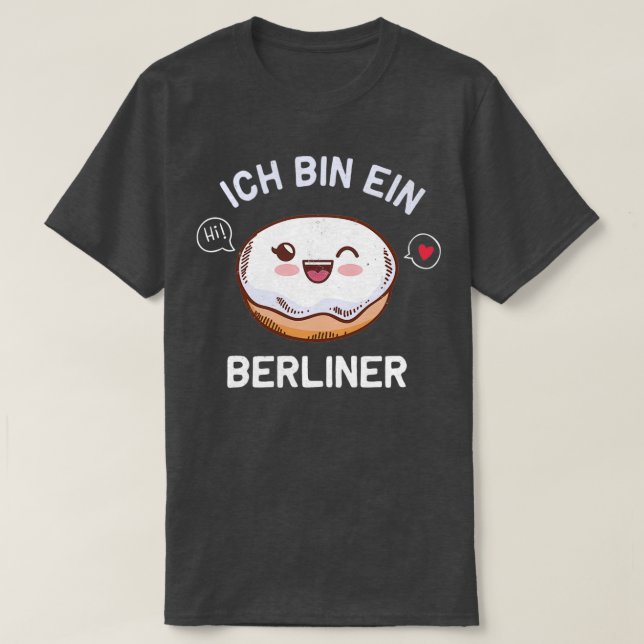 Ich tunna ein Berliner for Berliner T Shirt (Design framsida)