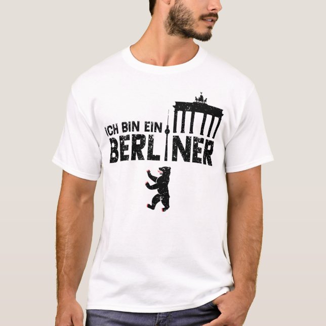 Ich Tunna Ein Berliner T Shirt (Framsida)