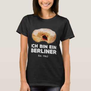 Ich Tunna Ein Berliner Tal Jelly Donut Wall Kall T Shirt