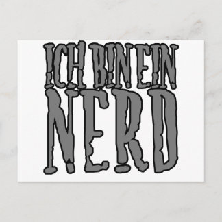 Ich Tunna Ein Nerd Vykort