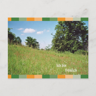 Ich tunna froehlich vykort