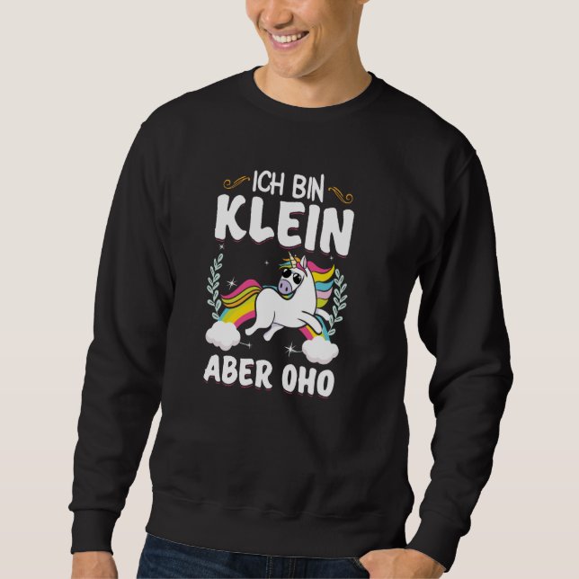 Ich tunna kleine aber oho Påstående Lång Ärmad Tröja (Framsida)