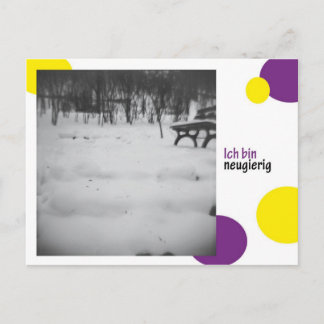 ich tunna neugierig vykort