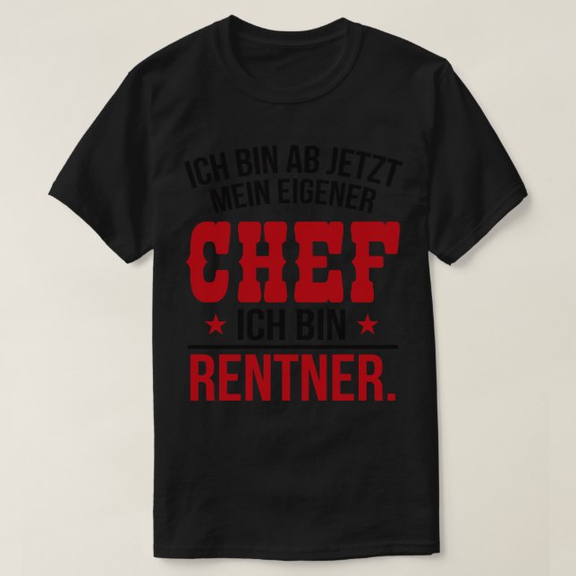 Ich tunna rentner t shirt (Design framsida)