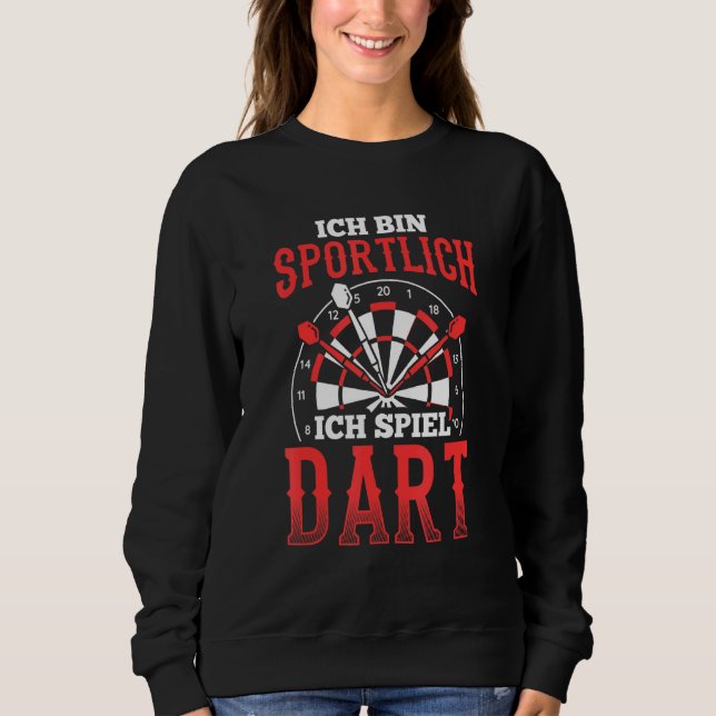 Ich Tunna Sportlich Spiel Dart Dart Player T Shirt (Framsida)