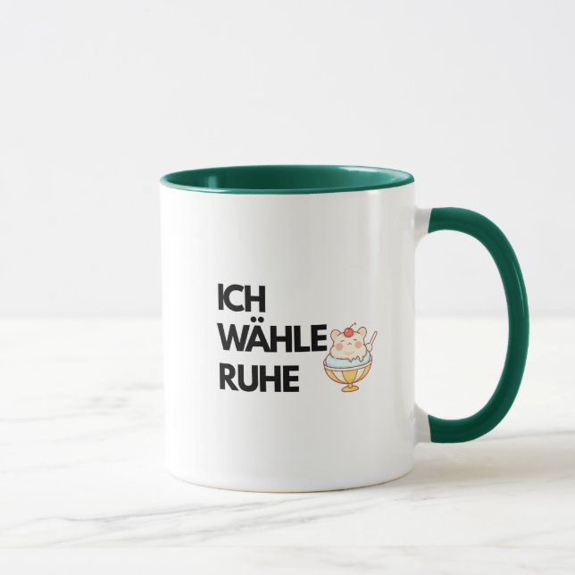 Ich Wähle Ruhe Mug Combo ,Calm Coffee Mug Mugg (Höger)