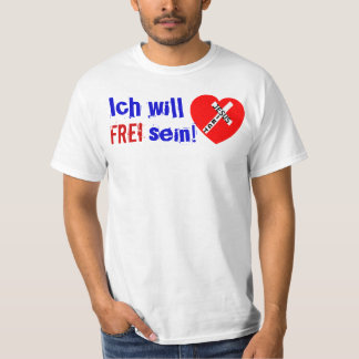 Ich will FREI sein! - Jesus Siegt Tee Shirt