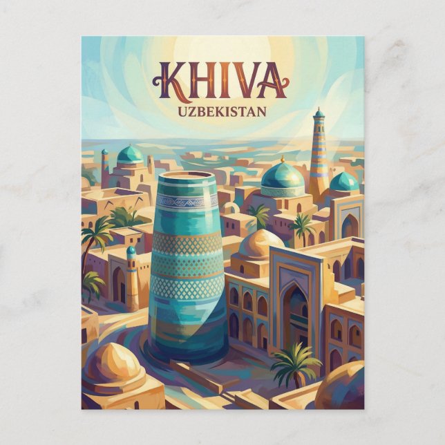 Ichan Kala Uzbekistan Vykort (Framsida)