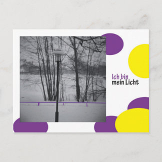 ichbinmeinlicht vykort