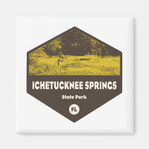 Ichetucknee Vår State Park Florida Magnet