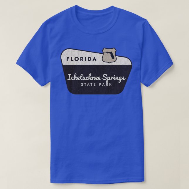 Ichetucknee Vår State Park Florida Welcome Sig T Shirt (Design framsida)