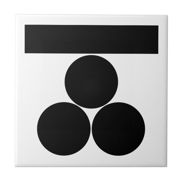Ichi-moji-ni mitsu-boshi for Fuchu Kakelplatta (Framsidan)