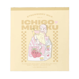 🍓✨Ichigo mjölk ✨🍓 Anteckningsblock