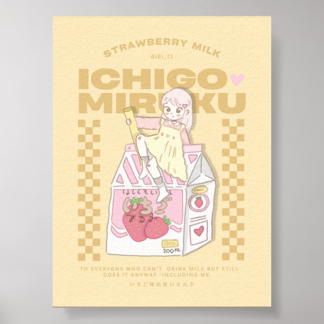 🍓✨Ichigo mjölk ✨🍓 Poster (Framsidan)