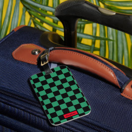 Ichimatsu Checkered mönster iPhone / iPad case Bagagebricka