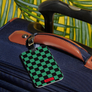 Ichimatsu Checkered mönster iPhone / iPad case Bagagebricka