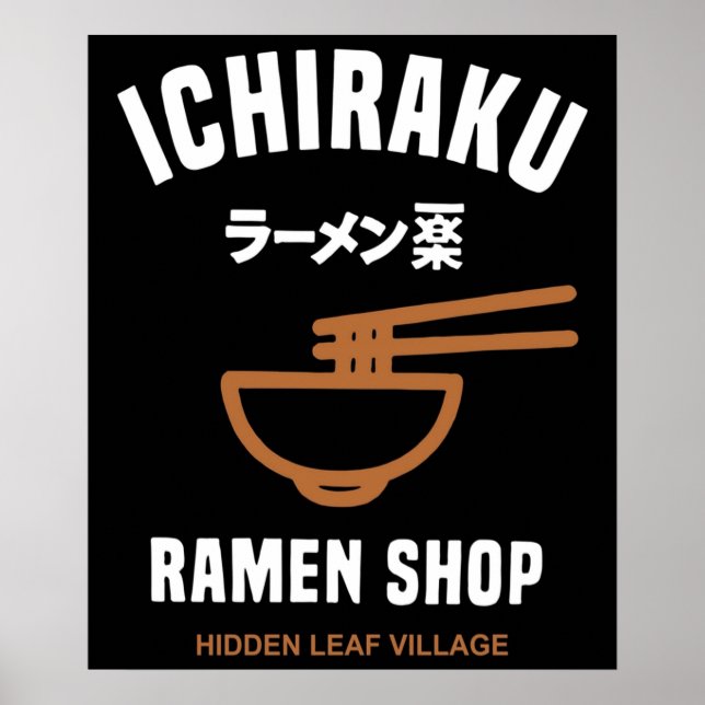 Ichiraku Ramen Poster (Framsidan)
