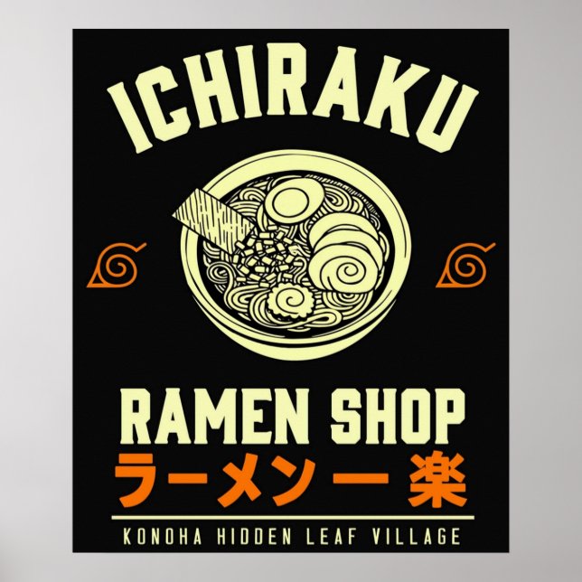 Ichiraku Ramen Shop Poster (Framsidan)