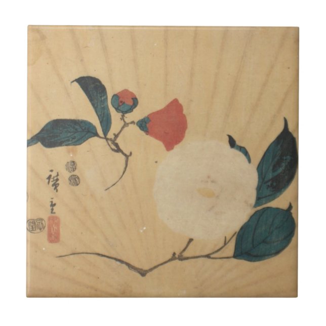 Ichiryusai Hiroshige Tile Kakelplatta (Framsidan)