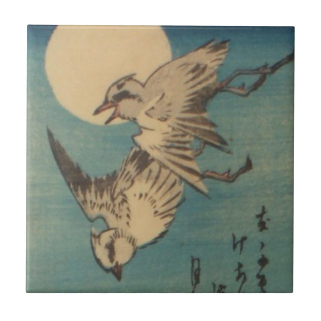 Ichiryusai Hiroshige Tile Kakelplatta (Framsidan)