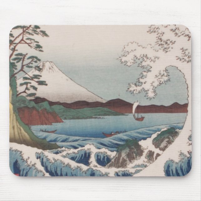Ichiryusai Hiroshige Underlägg Musmatta (Framsidan)