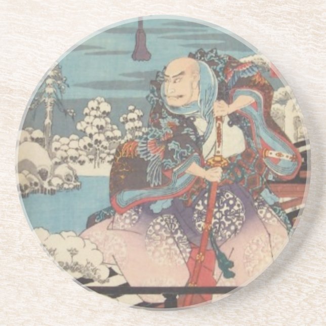 Ichiryusai Hiroshige Underlägg Sandsten (Framsidan)
