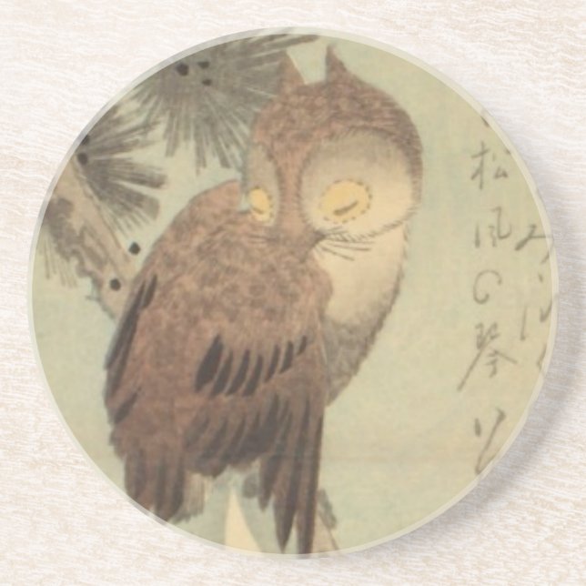 Ichiryusai Hiroshige Underlägg Sandsten (Framsidan)