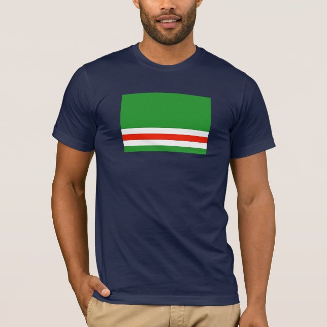 Ichkeria flagga t-shirt (Framsida)